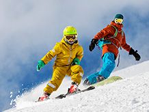 Snowboard sisakok gyerekeknek