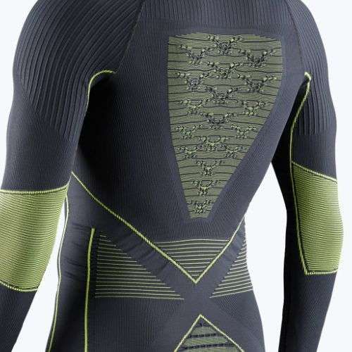Férfi termoaktív pulóver X-Bionic Energy Accumulator 4.0 charcoal/yellow