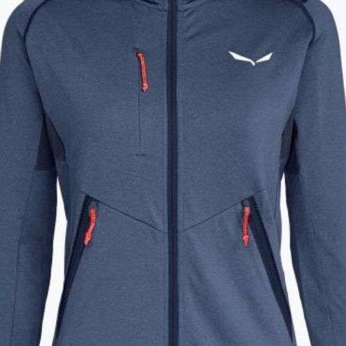 Salewa női fleece Agner Hybrid PL/DST FZ Hoody sötétkék 00-0000027372