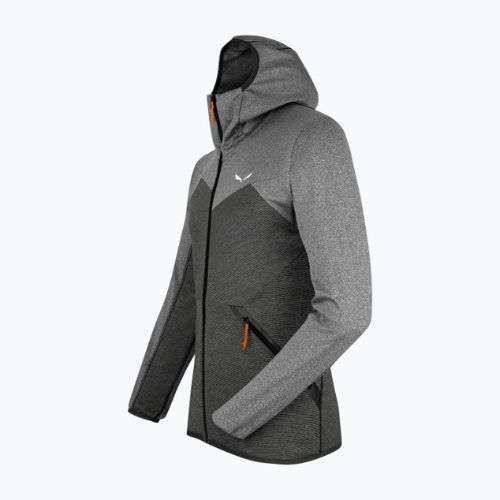 Salewa férfi fleece pulóver Puez Melange PL FZ kapucnis szürke 00-0000027386