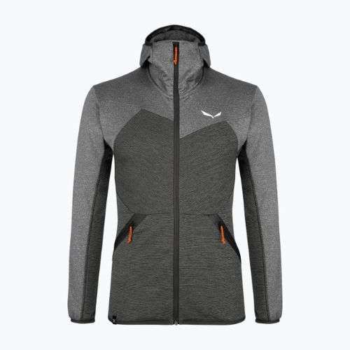 Salewa férfi fleece pulóver Puez Melange PL FZ kapucnis szürke 00-0000027386
