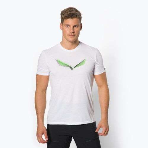 Férfi Salewa Lines Graphic Dry trekking póló fehér 00-0000028065