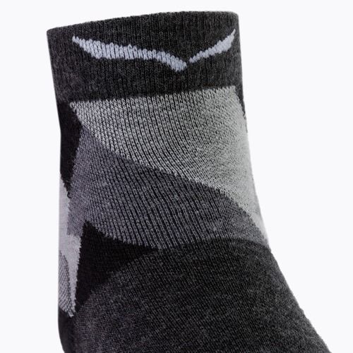 Női trekking zokni Salewa Pedroc Camo AM QRT fekete 00-0000069040