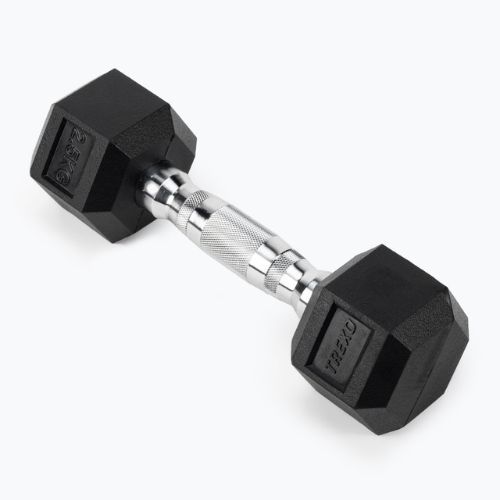 TREXO Hex gumírozott súlyzó 2.5 kg HXD25