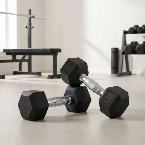 XTREXO Hex gumírozott súlyzó 2.5 kg HXD25
