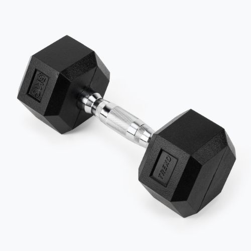 TREXO Hex gumírozott súlyzó 5 kg HXD50