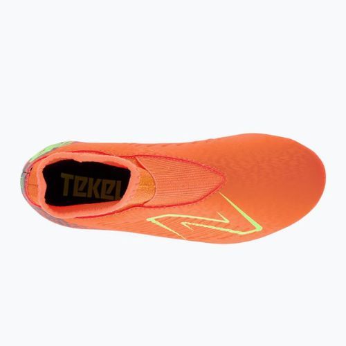Gyermek focicipő New Balance Tekela V4 Magique FG JR neon szitakötő New Balance Tekela V4 Magique FG JR neon dragonfly