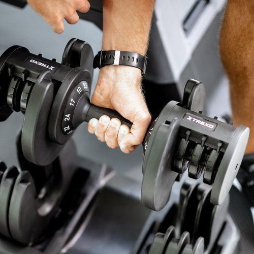 XTREXO állítható súlyzó TXO-B4W005 32 kg fekete