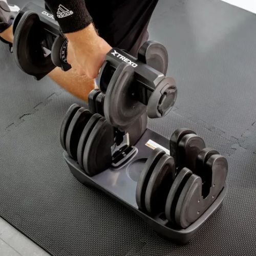 TREXO állítható súlyzó TXO-B4W001 40 kg fekete