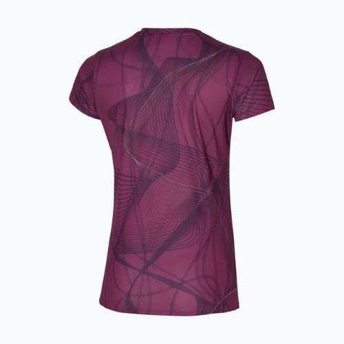 Női futópóló Mizuno Graphic Tee magenta haze Mizuno Graphic Tee magenta haze