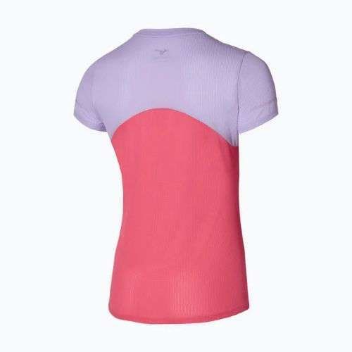 Női futópóló Mizuno DryAeroFlow Tee sunkissed coral