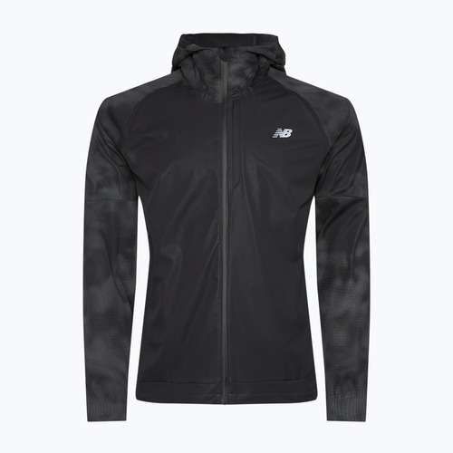 Férfi futókabát New Balance Seasonal Premium Print black
