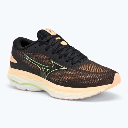 Női futócipő Mizuno Wave Ultima 15 fekete/mizuno neo lime/apricot ice Mizuno Wave Ultima 15 fekete/mizuno neo lime/apricot ice
