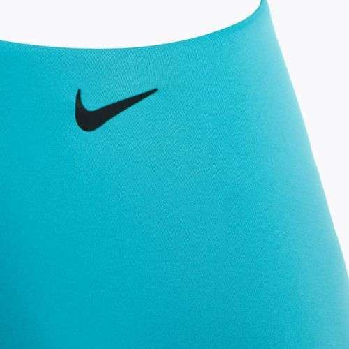 Női egyrészes fürdőruha Nike Multi Logo Crossback dusty cactus