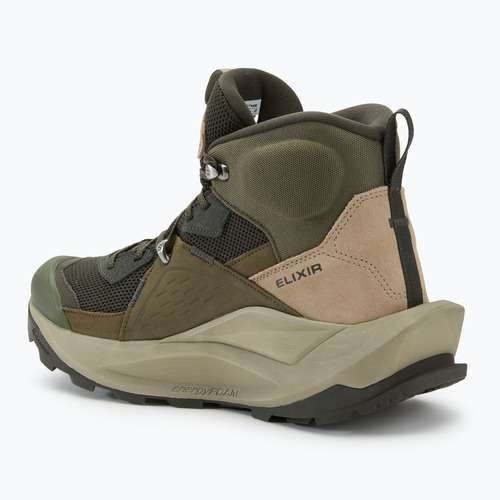 Salomon Elixir Mid GTX férfi túrabakancs tőzeg/vintage khaki/castlerock