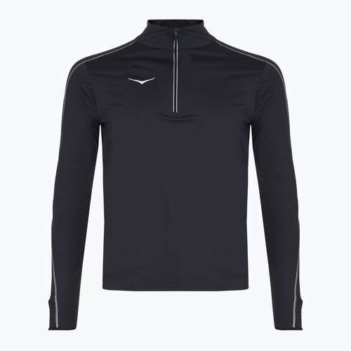 Férfi HOKA GlideTech Quarter Zip futó melegítőfelső fekete