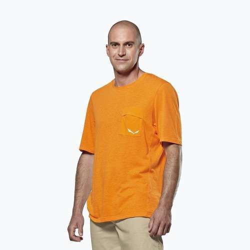 Salewa férfi Agner Hemp/Dst kurkuma trekking póló