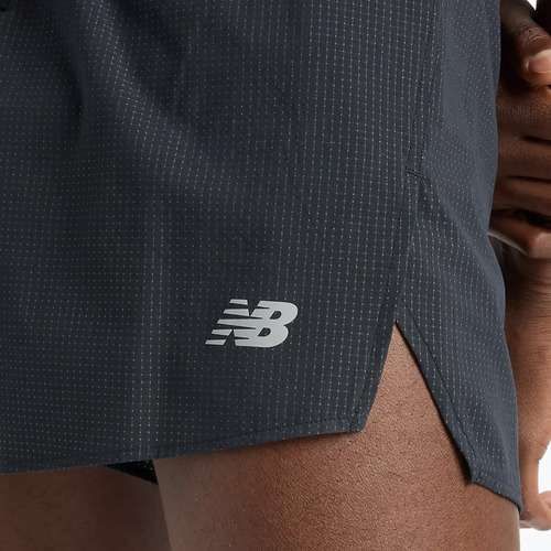 Férfi New Balance Rc Ultra Light Split 3" futó rövidnadrág fekete