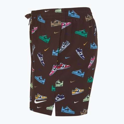 Férfi Nike Multi Print 5" Volley úszónadrág barokk barna