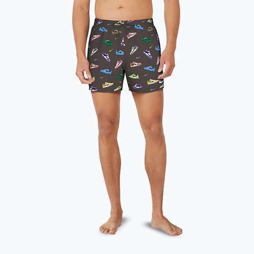 Férfi Nike Multi Print 5" Volley úszónadrág barokk barna