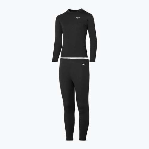 Gyermek termo alsónemű szett Mizuno Mid Top&Bottom fekete
