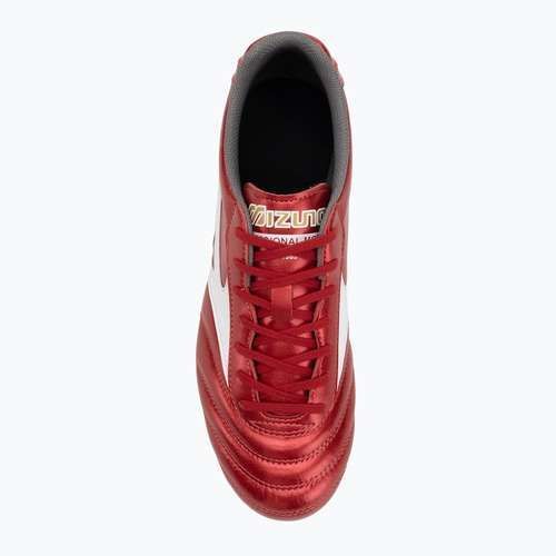 Mizuno Morelia II Club FG labdarúgócipő 40. piros/fehér/fekete