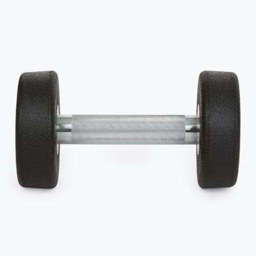 Gumírozott öntöttvas kézisúlyzó XTREXO Pro 4 kg black