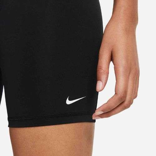 Női edzőnadrág Nike Pro 365 8" fekete/fehér
