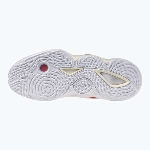 Női röplabdacipő  Mizuno Wave Momentum Elite Mid White/Rose Elegance/Lava Falls