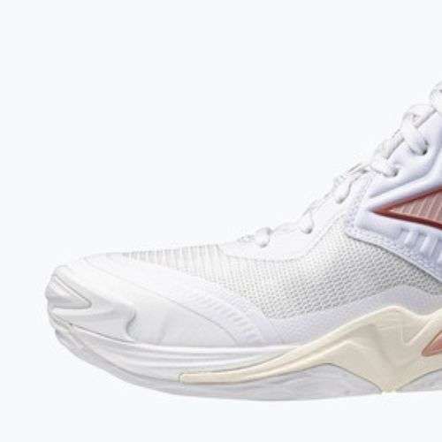 Női röplabdacipő  Mizuno Wave Momentum Elite Mid White/Rose Elegance/Lava Falls