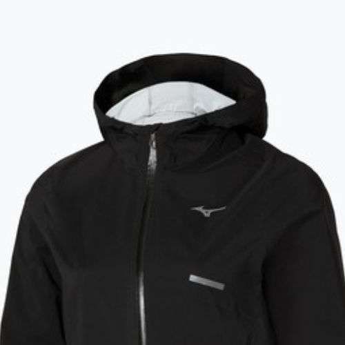 Női futódzseki Mizuno Trail Waterproof 20K Hooded black