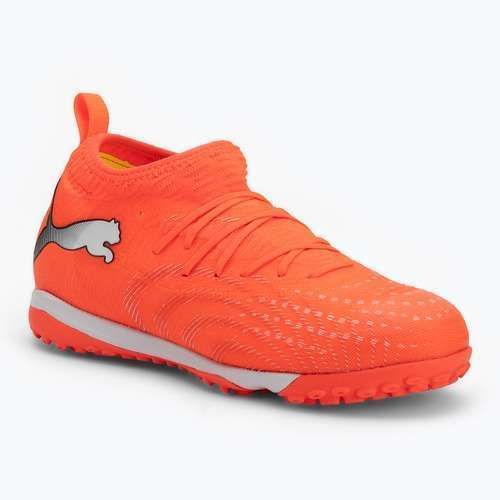 Focicipő PUMA Future 9 Match TT + Mid Jr glowing red/puma white/puma black/puma silver