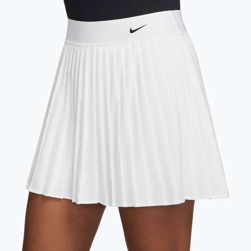 Teniszszoknya Nike Victory Dri-Fit High-Waisted Pleated white/black