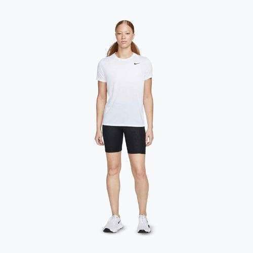 Női edzőpóló Nike Dri-Fit white/black
