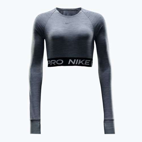 Női edzős hosszú ujjú top Nike Pro 365 Dri-Fit smoke grey/heather