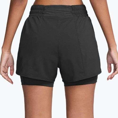 Női rövidnadrág Nike One Dri-Fit High-Waisted 3" 2In1 black/white