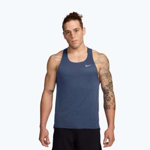 Férfi futópóló Nike Fast Dri-Fit diffused blue