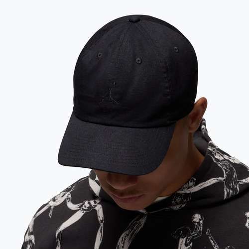 Jordan Club Unstructured baseballsapka Curved-Bill fekete/fekete