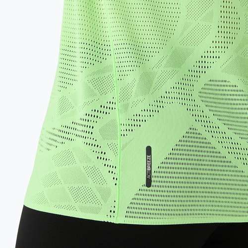 Női futópóló ASICS Metarun SS Top illuminate green