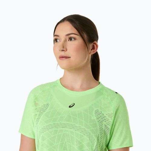 Női futópóló ASICS Metarun SS Top illuminate green