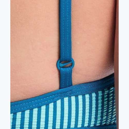 Fürdőruha felső Nike Ripple Texture Bralette Classic Bikini bleached turquoise