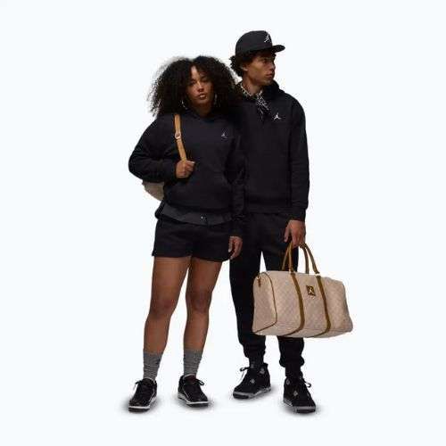 Férfi pulóver Jordan Brooklyn Fleece fekete/fehér