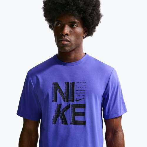Férfi edzőpóló Nike Hyverse Dri-Fit Persian violet/black