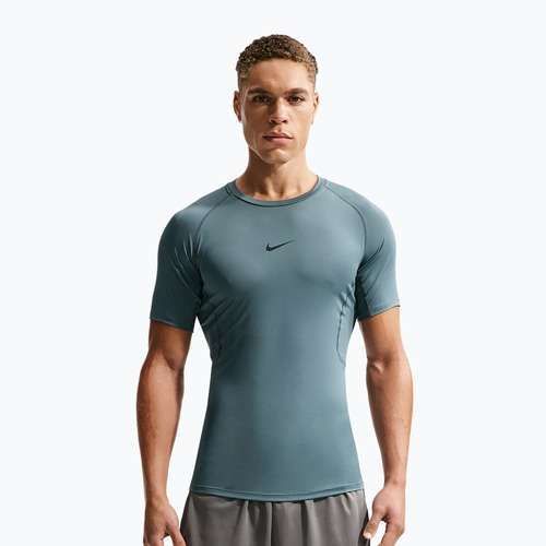 Férfi edzőpóló Nike Pro Dri-Fit Tight Fitness mineral slate/black