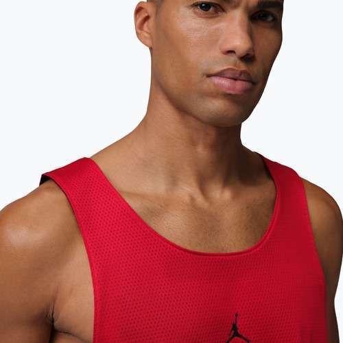 Férfi kosárlabda mez Jordan Sport Reversible gym red/black