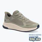 Férfi SKECHERS Bobs Squad 4 oliva színű cipő