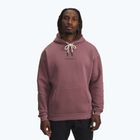 Férfi pulóver Under Armour Project Rock Icon Hoody maroon mist/black