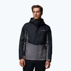 Férfi esőkabát Columbia Pouring Adventure III black/city grey