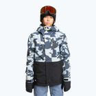 Gyerek snowboard kabát Quiksilver Mission Printed Block puzzle camo ice flow