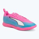 Gyerek focicipő PUMA Ultra 6 Play It Jr poison pink/puma wht/sun stream/bright aqua/puma blk